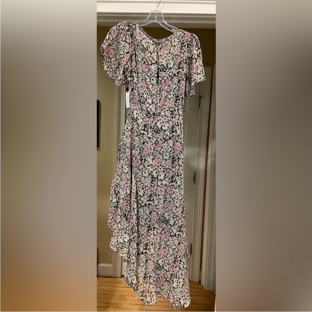 NWT Astr Floral Maxi Dress - Black, White, Purple - Picture 13 of 15